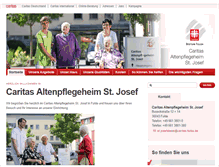 Tablet Screenshot of josefsheim-fulda.de
